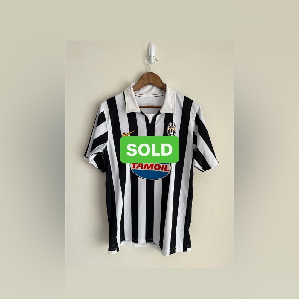 Vintage Juventus FC Jersey, Del Piero, Tamoil, Nike, 2006-2007 Home, Size M